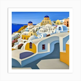 In The Med Art Print