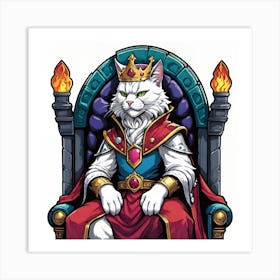 King Of Cats *Purr* Art Print