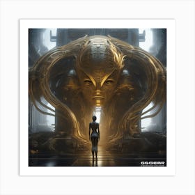 Aliens In Space Art Print