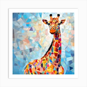 Maraclemente Mosaic Giraffe Colorful Full Page No Negative Spac 77361570 52f4 4cfe 92f8 Ce7c2266f987 Art Print