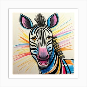 Zebra 14 Art Print