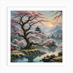 Sakura Blossom Art Print