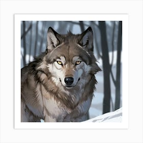 Wolf Art Print