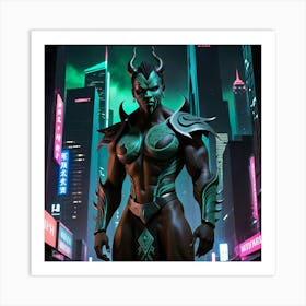 Adamantium fighter Art Print