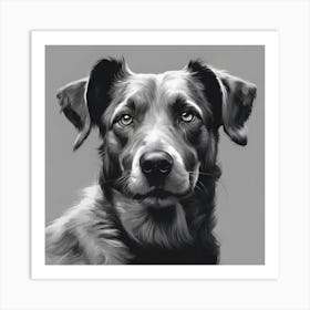 Dog Portrait Art Print