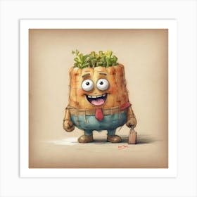 Potato Guy Art Print