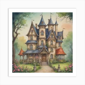 Fairytale Castle Art Print