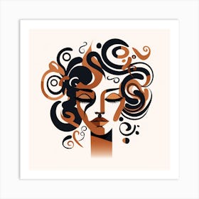 Portrait Of A Woman 24 Art Print