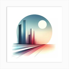 Cityscape 19 Art Print