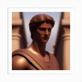 Statue Of Greece Art Print