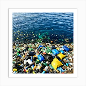 Ocean Garbage 1 Art Print