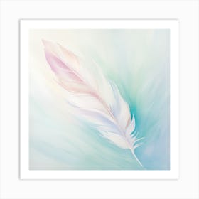 Ethereal Feather Art Print