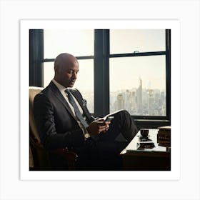 Portrait Of A Black Man 1 Art Print