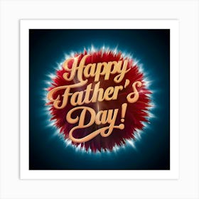 Happy Father'S Day 3 Art Print