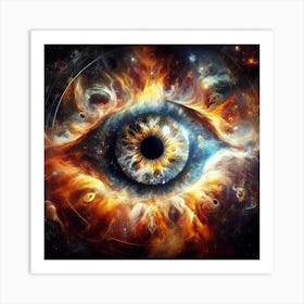 Cosmic Eye 3 Art Print