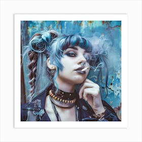 Punker Girl 1 Art Print