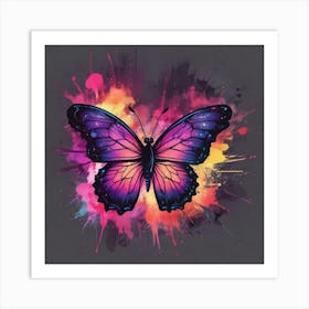 Butterfly Painting 264 Art Print