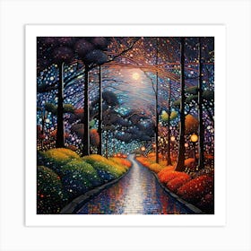 Path Through The Forest 1 Art Print