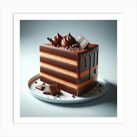 Chocolate Cake 2 Art Print