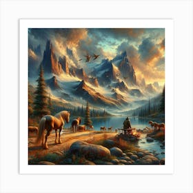 Journey Of The Horse Art Print