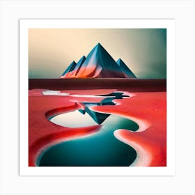 surreal landscape Art Print