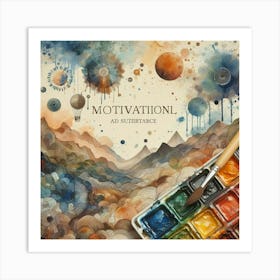 Motivation As A Substance Art Print