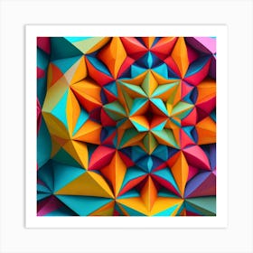 Geometric Abstract Art Art Print