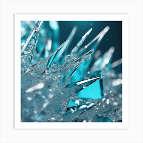 Ice Crystals Art Print