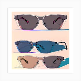 Sunglasses 1 ( Fromhifitowifi ) Art Print