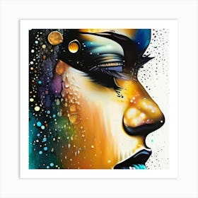 Face Of A Woman Art Print