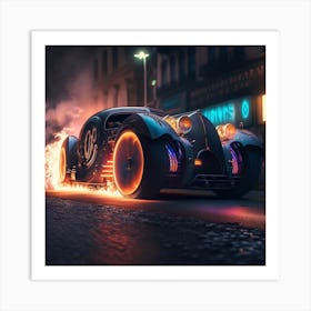 Futuristic Car 1 Art Print