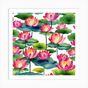 Lotus Flower 57 Art Print