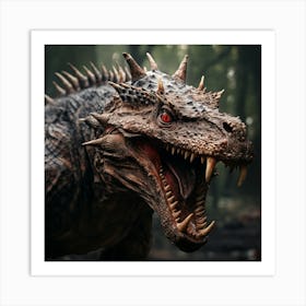 Dragon In The Woods Art Print