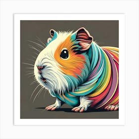 Rainbow Guinea Art Print