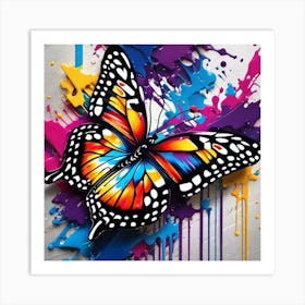 Colorful Butterfly 28 Art Print