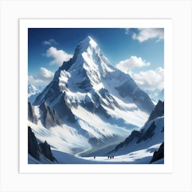 Snowy Mountains 2 Art Print