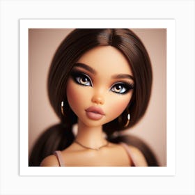 Barbie Doll Portrait Art Print