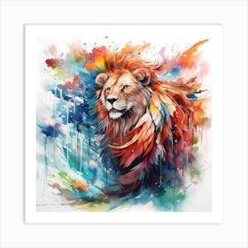 AI Serenade of the Wild Art Print