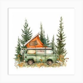 Vw Camper Van 3 Art Print