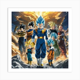 Dragon Ball Super 52 Art Print