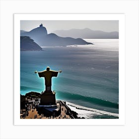 Christ The Redeemer Statue Art Print