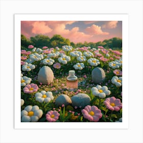 Flower Garden 4 Art Print