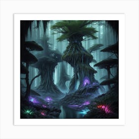 Fantasy Forest Art Print