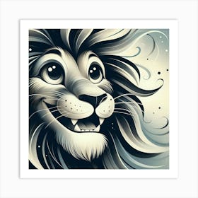 Lion Art Art Print