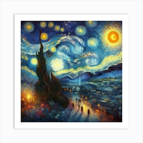 Starry Night 2 Art Print