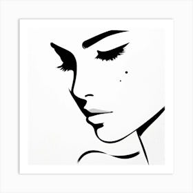 Portrait Of A Woman 1 Art Print