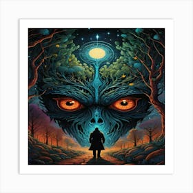 Phantom Of The Forest Art Print