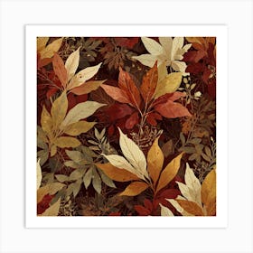 Autumn Leaves 12 Art Print