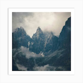 Dolomite Mountains Art Print