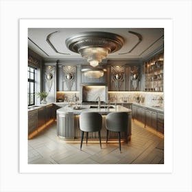 Deco Kitchen 4 Art Print